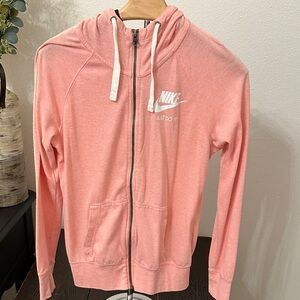 Nike Pink Zip-Up Hoodie